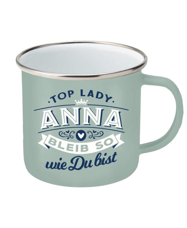 Geschenk für Anna, H&H Top Lady Namensbecher